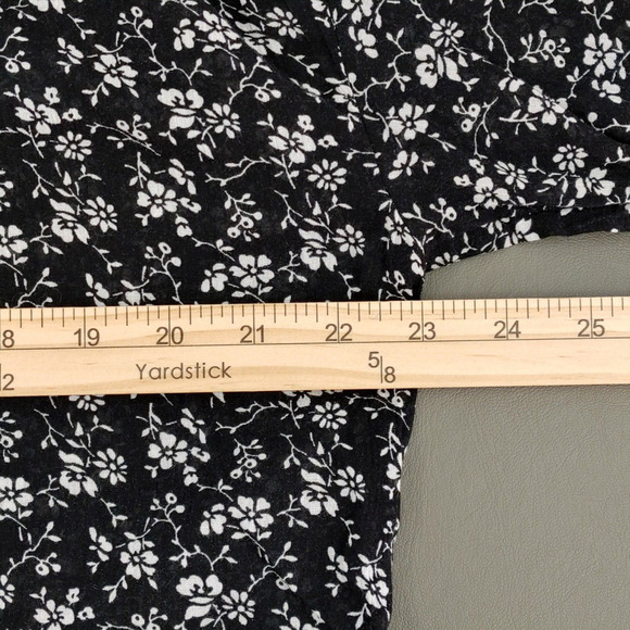 Madewell Top Small Black Meadow Branch Floral Print-Mix - Picture 13 of 15